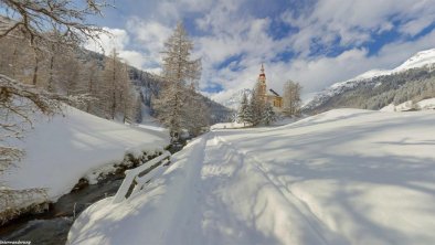 Winterbild-Obernberg-Kirche, © Fotograf_Alois_Messner_Obernberg