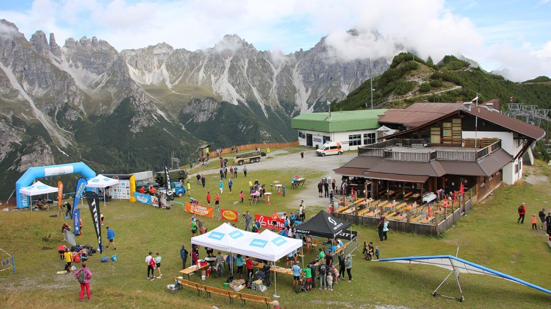 Das frühere Zielgelände des Schlickeralmlaufs am Kreuzjoch ist ab jetzt Durchgangsstation, © TVB Stubai Tirol