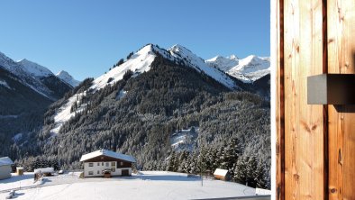 Balkon Ausblick Winter