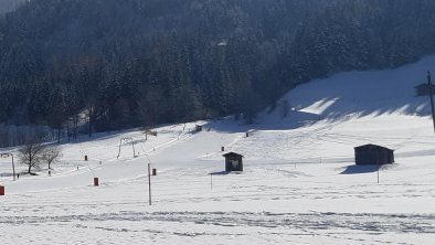 Ausblick zur Skipiste