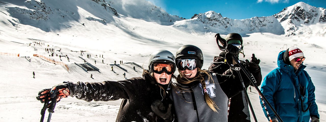 Ausgelassene Stimmung während der Spring Classics am Kauntertaler Gletscher, © Kaunertaler Gletscherbahn