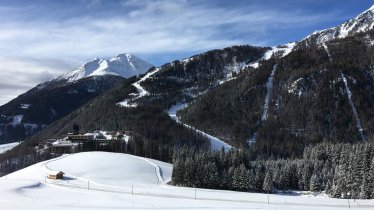 Ausblick  auf die Skipiste