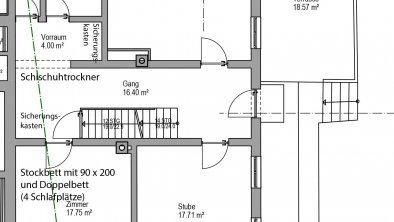 Plan Getznerhof Erdgeschoss