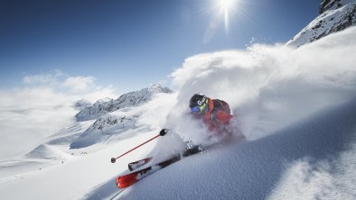 Pulverschnee am Stubaier Gletscher