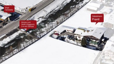 Brücke zum Schilift 3-4 Gehminuten zu Fuß, © Hellyfoto