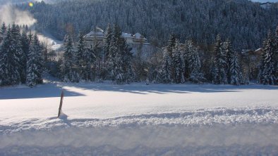 Ausblick zum Skigebiet Hartkaiser