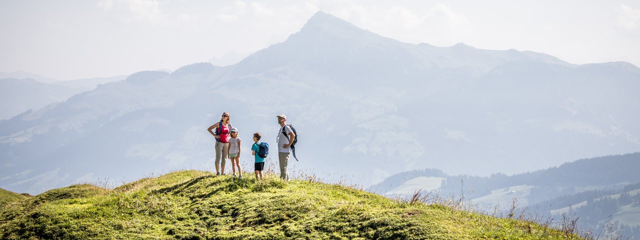 Wandern mit der Familie in den Kitzbüheler Alpen, © Mathäus Gartner - Tourismusverband Kitzbüheler Alpen - Brixental