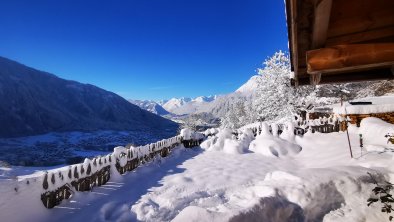 Wieserhof Aussicht Garten Winter 3