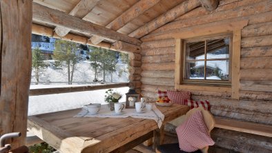 Chalet Almnest Terrasse