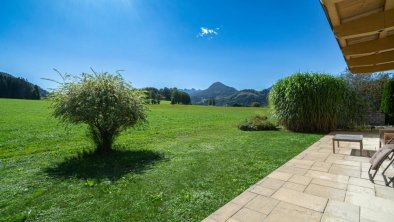 Ferienhaus Schwendt Aussicht Terasse