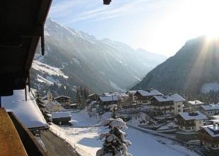 Sonnenheim - Aussicht vom Balkon / Winter