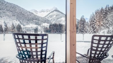 Aussicht auf die Berge - Wellnessterrasse