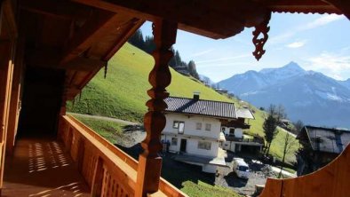 Blick vom Balkon, © Fam. Moser-Bauernhaus Roßmoos