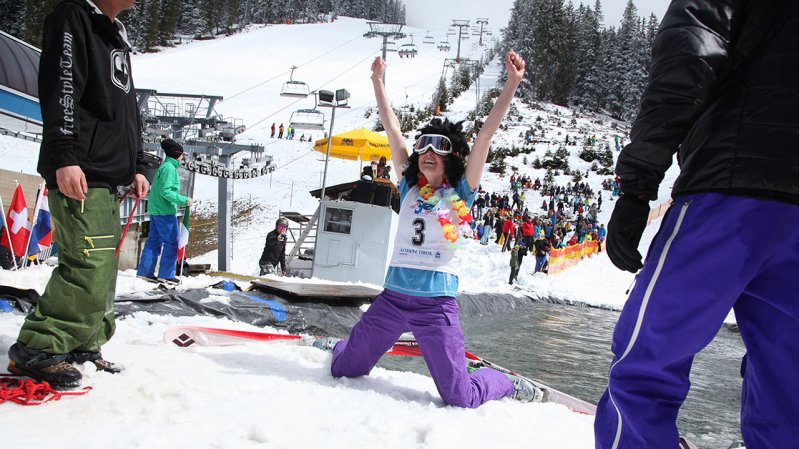 Wer den Watersurf Contest gewinnt, darf sich über ein Preisgeld freuen, © TVB Paznaun-Ischgl