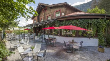 Gasthof_Waldcafe_Mayrhofen_Gastgarten, © Gasthof Waldcafe