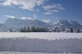 Ausblick Kaiser - Ferienwohnung Waldesruh Winter