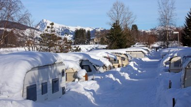 Campingwägen Winter