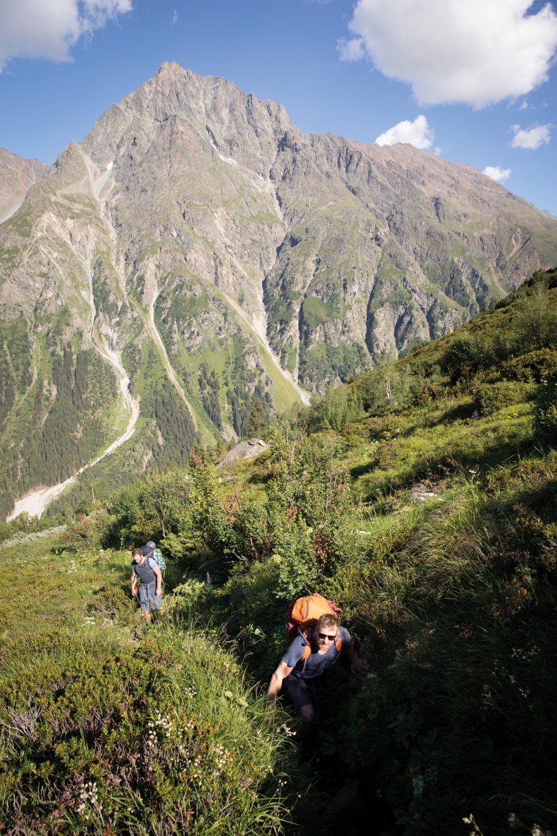             Auf dem Anstieg zur Kaunergrathütte geht es durch alle alpinen Vegetationszonen.

          