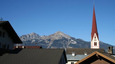 Blick ins Rofan Gebirge vom Balkon