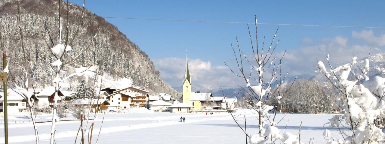 Walchsee im Winter, © Kaiserwinkl