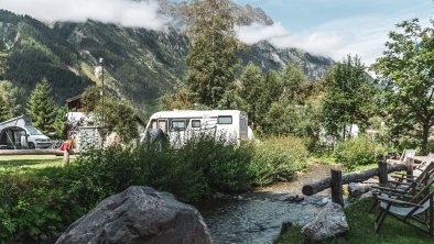 Bächlein zum Spielen Natur Camping Kuprian Ötztal, © Natur Camping Kuprian Ötztal