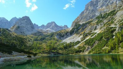 Seebensee mit Blick zur Coburger Hütte