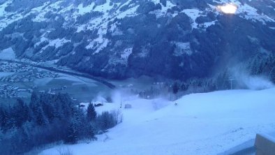 Blick auf die Talabfahrt