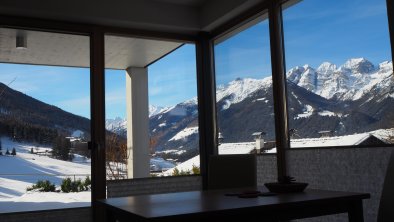 Glücksplatzl Mieders Ausblick vom Sofa