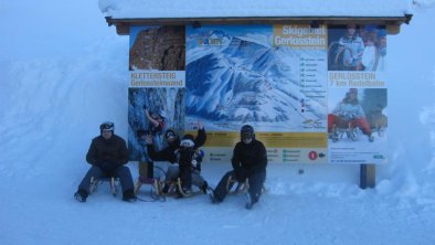 Rodelspass mit Familie Gerlosstein