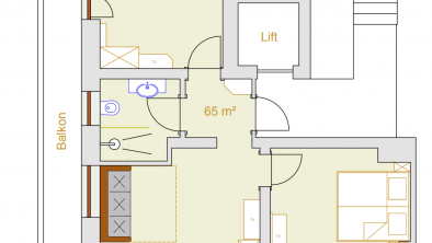 Plan Appartement Hohe Salve ab Juli 2019