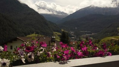 Blick vom Balkon nach Gurgl