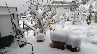 Terrasse in Winterstimmung