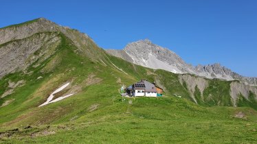 Das Kaiserjochhaus in den Lechtaler Alpen