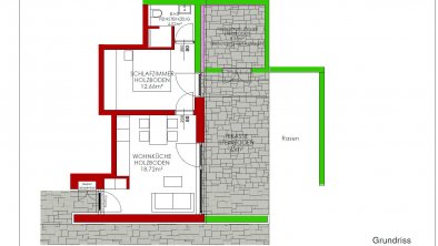 Grundriss Ferienwohnung Troger