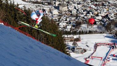 Das bisher einzige Geisterrennen am Hahnenkamm fand 2021 statt.
, © GEPA pictures, Patrick Steiner