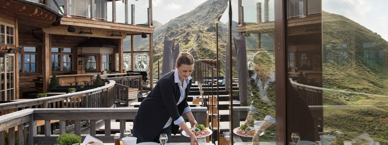 Auf der Wedelhütte, © Tirol Werbung/Frank Bauer