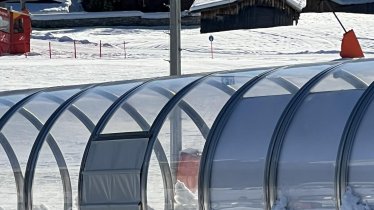 Poschilift und Bertas Kinderland oberhalb vom Haus