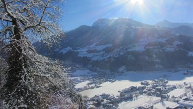 Blick Gerlosstein (Rodelbahn) u. Zell am Ziller