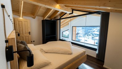 Schlafzimmer mit Ausblick, © Selda Chalet