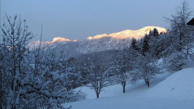 Ferienwohnung Köllnberg Schwoich Ausblick Schnee