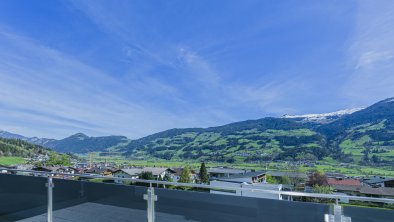 Panoramablick von der Dachterrasse H21