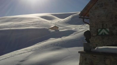 Fridrichshafner Hütte  bei einer Schitour