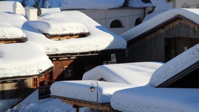 Landhaus Eingang West im Winter