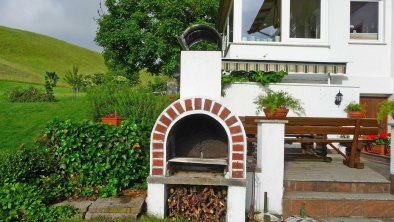 Griller im Garten