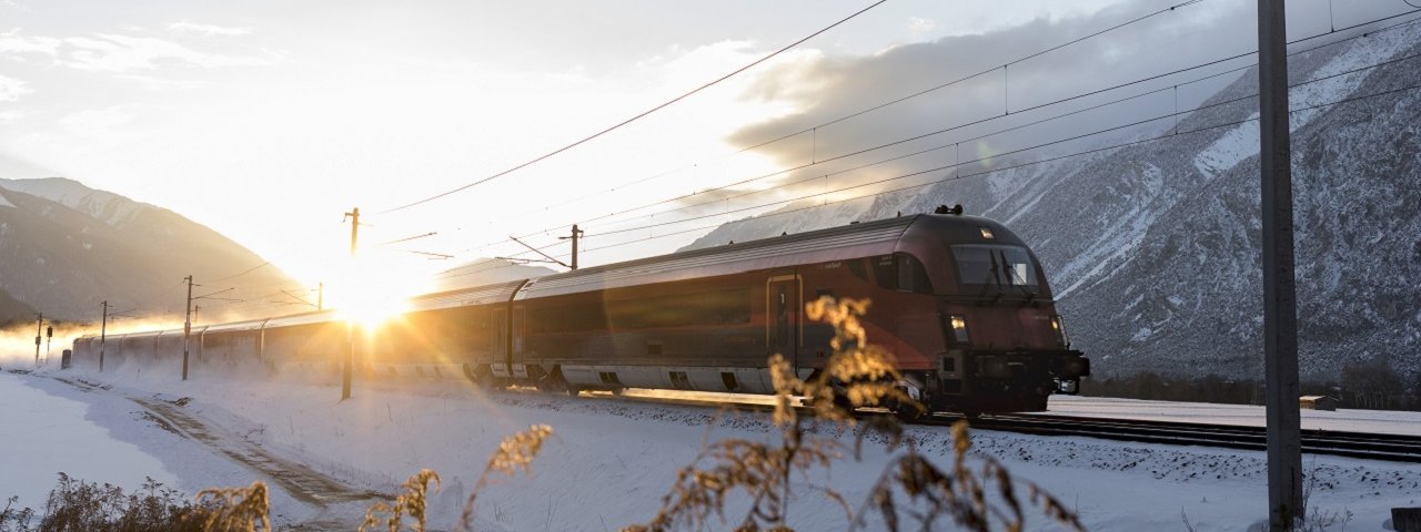 ÖBB Railjet, © Tirol Werbung/Robert Pupeter