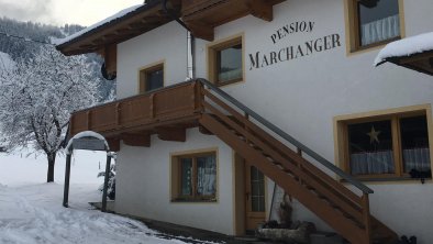 Haus im Winter