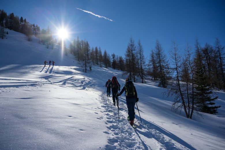 Nicht nur für Schneeschuhwanderer ist das Schmirntal eine ideale Destination, auch Skitourengeher fühlen sich in dem schneebegünstigten Tal pudelwohl.