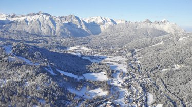 Blick auf Seefeld und Reith bei Seefeld im Winter, © Region Seefeld