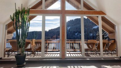 Aussicht Ruheraum Winter, © Natürlich. Hotel mit Charakter in Fiss, Tirol