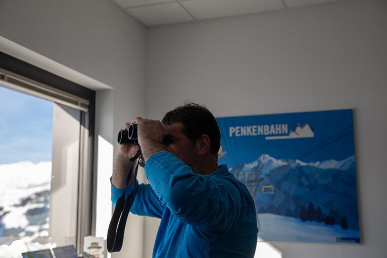 Von seinem Büro aus hat Josef Geisler alles im Blick.